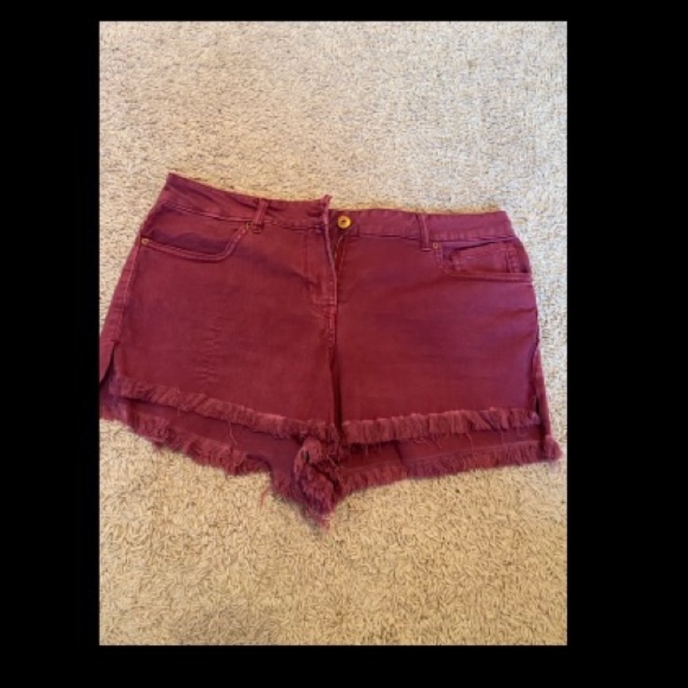 high waisted jean shorts
